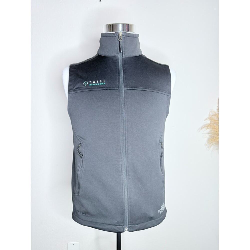 The North Face Men's Vest Small Petite Black Zip Sleeveless Vest Biopharma Twist